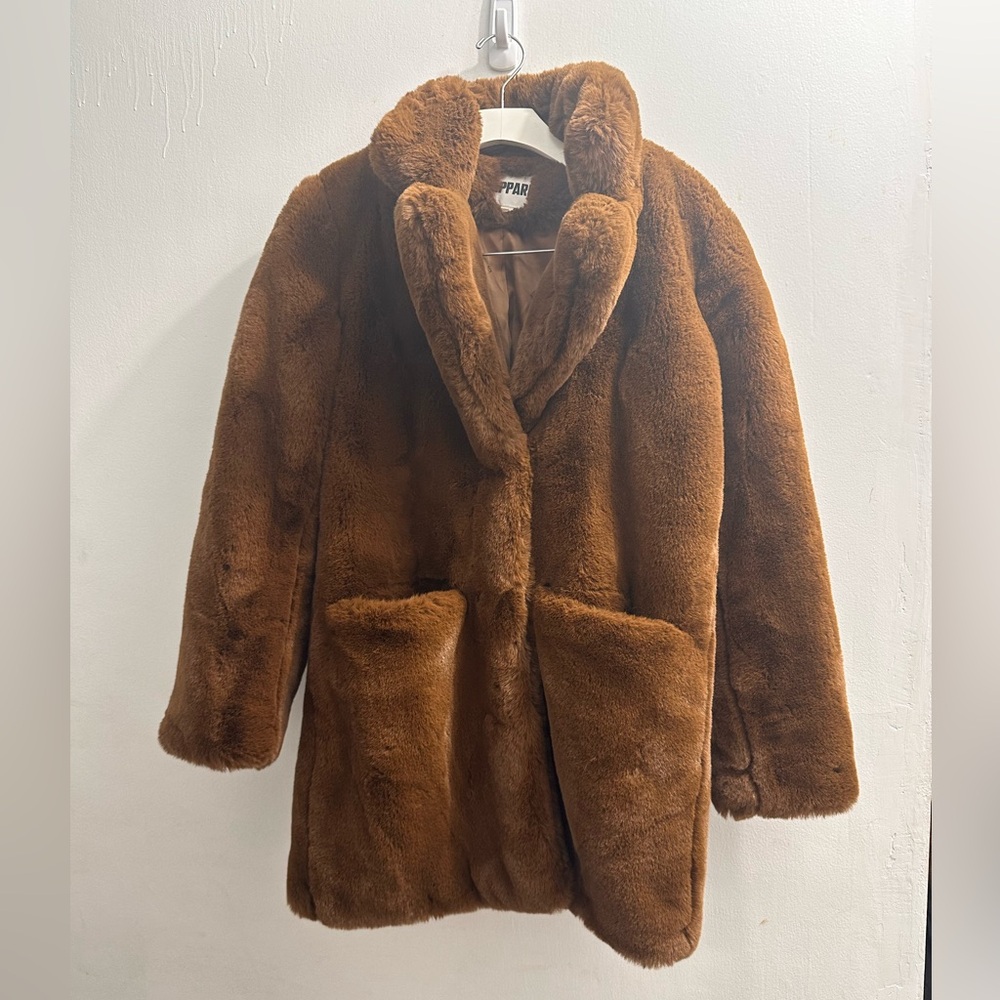 APPARIS faux fur coat never worn once